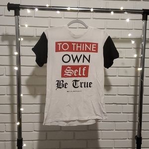 To Thine Own Self Be True graphic Tee F21